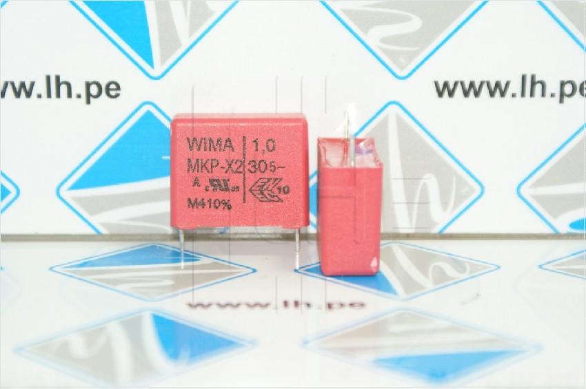 MKX2AW41005I00KSSD           Capacitor de seguridad 1uF, 305V, PCM, 22.5mm