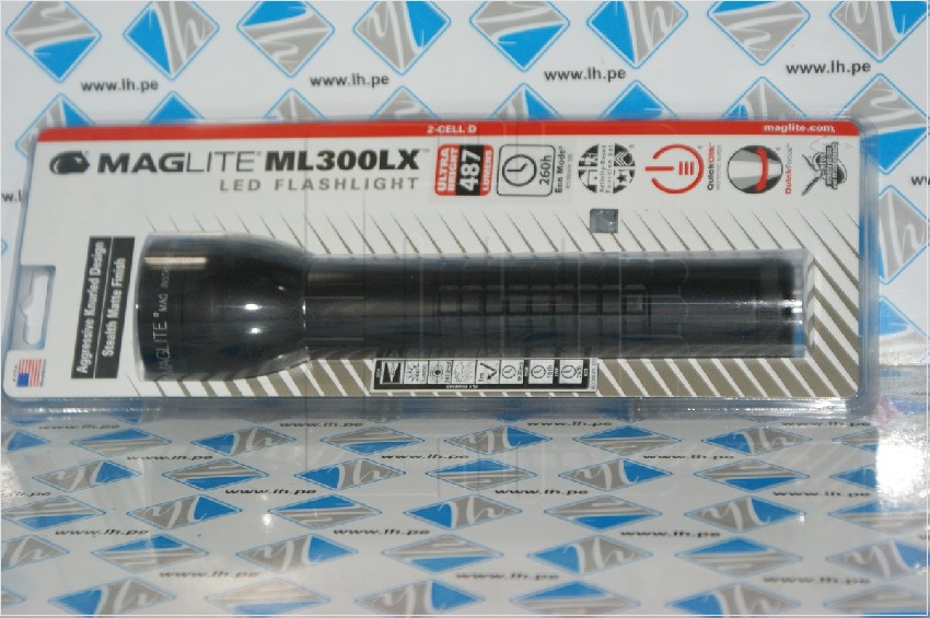 ML300LX-S2CC6 150-000-269   Maglite 2-Cell D LED Flashlight