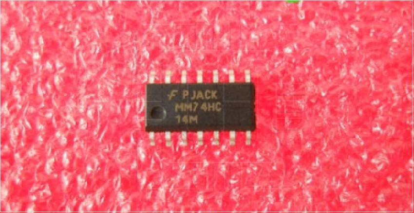 MM74HC14M        Circuito integrado, digital, SMD, 2-6VDC, 6 canales/entradas