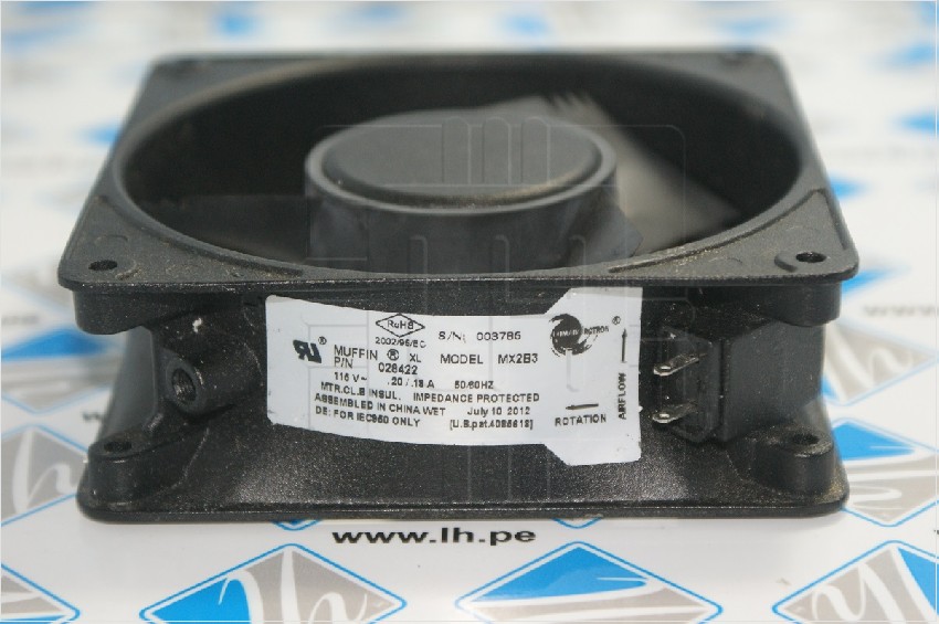 MX2B3 028422  FAN, 119MM 115VACFAN, 119MM 115VAC Flow rate:115