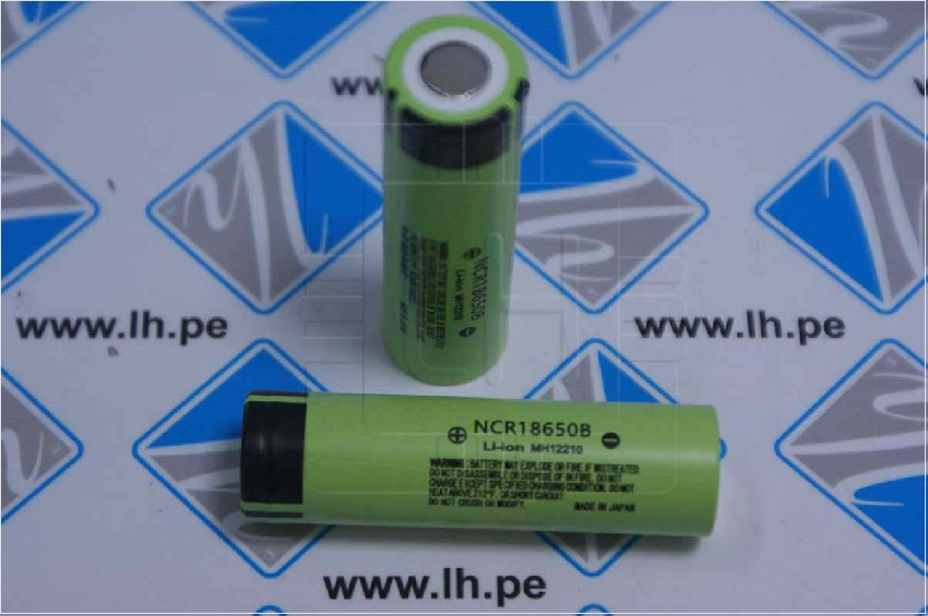 NCR18650B MH12210              Bateria Recargable 3.7V 3400mAh, 18650