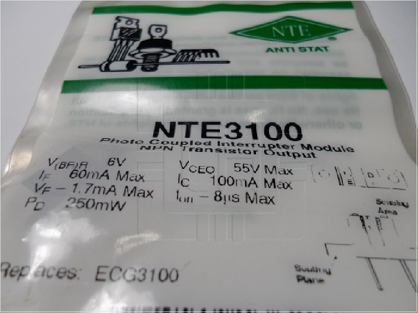 NTE3100   Interrupter Module is a gallium arsenide infrared emitt