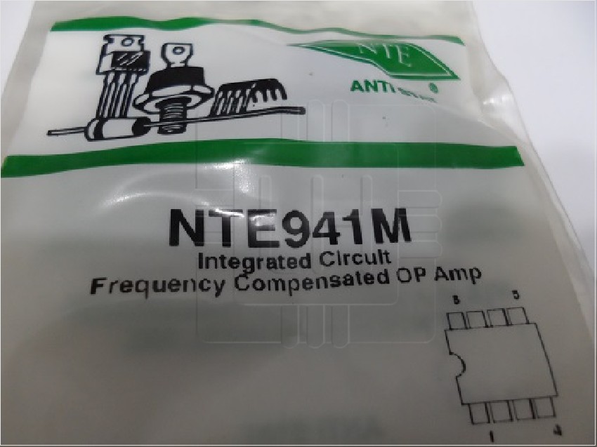 NTE941M: Amplifier; operational amplifier; + 18 V; 1.7 mA (Typ.)