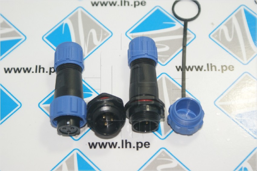 SP2111/P3 II 1N  SP1310/S3IN            Conector hembra y Macho SP21, enchufe, 3 Pines