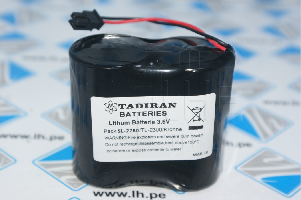 PACK SL-2780/TL-2300/Krohme              Bateria Lithium PACK S1P2/SL2780/149/Krohne, 3.6V, 38000mAh Tadiran