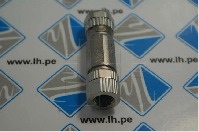 PASH-M12A-08P-FF-SL7002-00A(H)            Conector M12, 8 Pines, hembra, código A-DeviceNet/CANopen