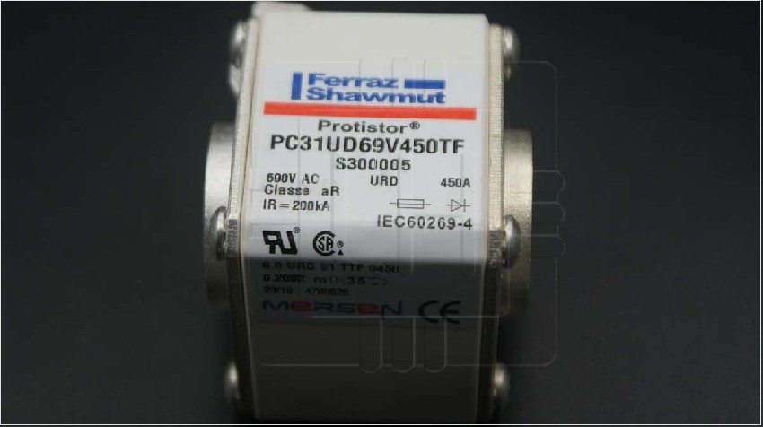 PC31UD69V450TF S300005             Fusible High-Speed Protistor® Size 31 aR, 450A, 690/700VAC