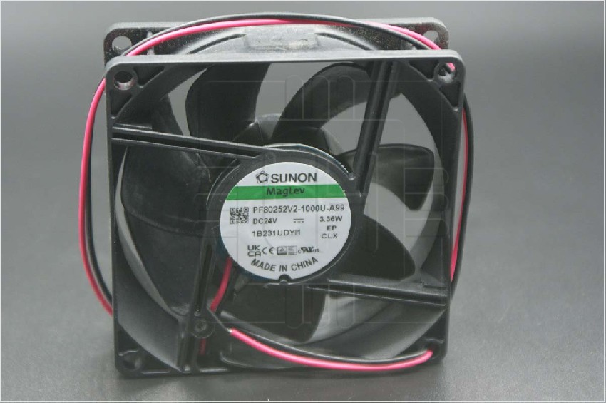 PF80252V2-1000U-A99                       Ventilador DC, axial, 24VDC, 80x80x25mm, 96.84m3/h