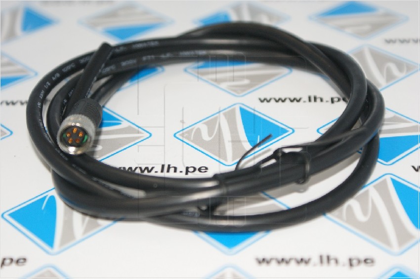 PM-M8B-05P-FF-SL7A01-00A(H)         Conector M8, hembra, 5 pines, recto, con cable 1 metro