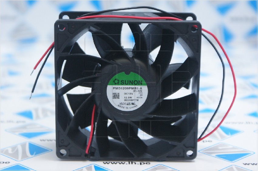 PMD1209PMB1-A(2).GN           Ventilador DC, axial, 12VDC, 92x92x38mm, 204.21m3/h