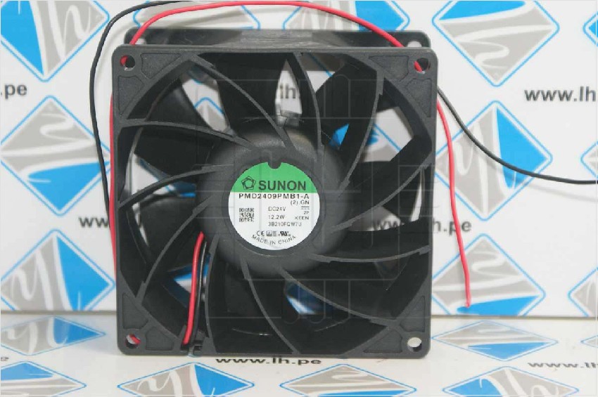 PMD2409PMB1-A(2).GN           Ventilador DC, axial, 24VDC, 92x92x38mm, 204.21m3/h