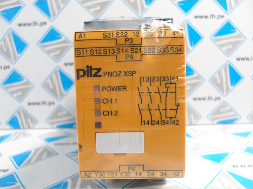 PNOZ X3P 777310                Módulo: relé de seguridad; Serie: PNOZ X3P; IN: 5; OUT: 4; -20÷55°C; Marca: PILZ 