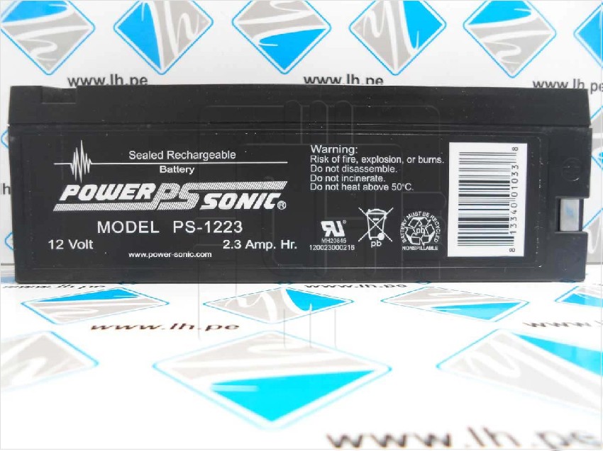 PS-1223      Batería de ácido de plomo sellado 12V 2.3AH 115mA