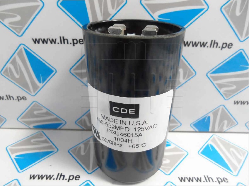 PSU46015A          Capacitor de Arranque & Motor Run Capacitors 460-552uF, 110/125V