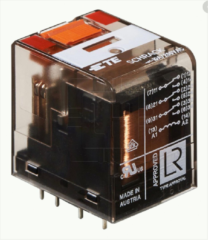 PT371730            Relés universales 3PDT 10A 230VAC MINIATURE PWR RELAY