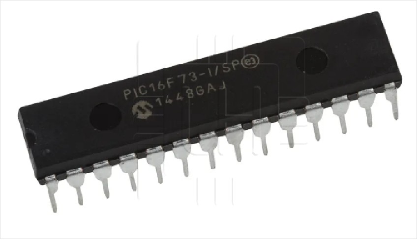 PIC16F886-I/SP                     Microcontrolador PIC, 14kB, 20MHz, 2-5.5VDC, DIP28