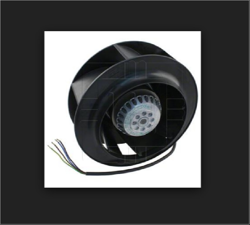 R2E225-BD92-37    Ventilador Circular, Serie R2E, Motorizado 230VAC 60Hz 210W, 225mm, 99mm