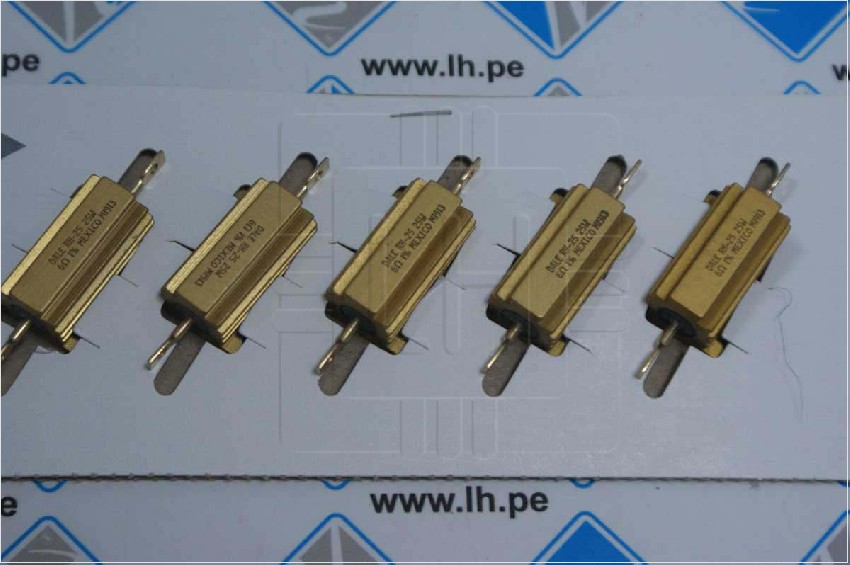 RH0256R000FE02                          Resistencia 6 ohms, Tolerancia ±1%, Potencia 25 Watts