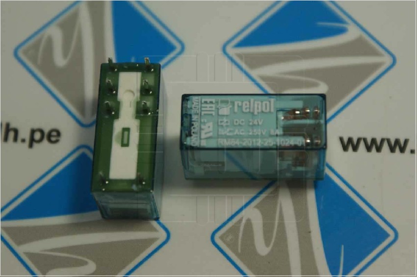 RM84-2012-25-1024-01               Relay ampliación, DPDT, 24VDC, 8 pines, 8A