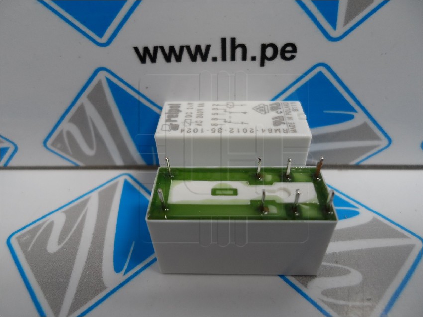 RM84-2012-35-1024       Relé electromagnético, DPDT, 24VDC, 8A/250VAC, 8 PINES