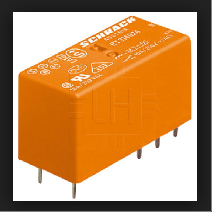 RT114009 1393239-9    Relay electromagnético 12VDC, 8 pines