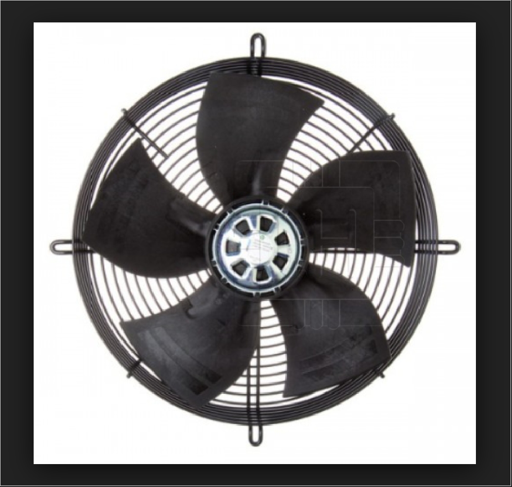 S4D450-AO18-74   Ventilador Axial 450mm, 4 Polos Trifasico con Rejilla