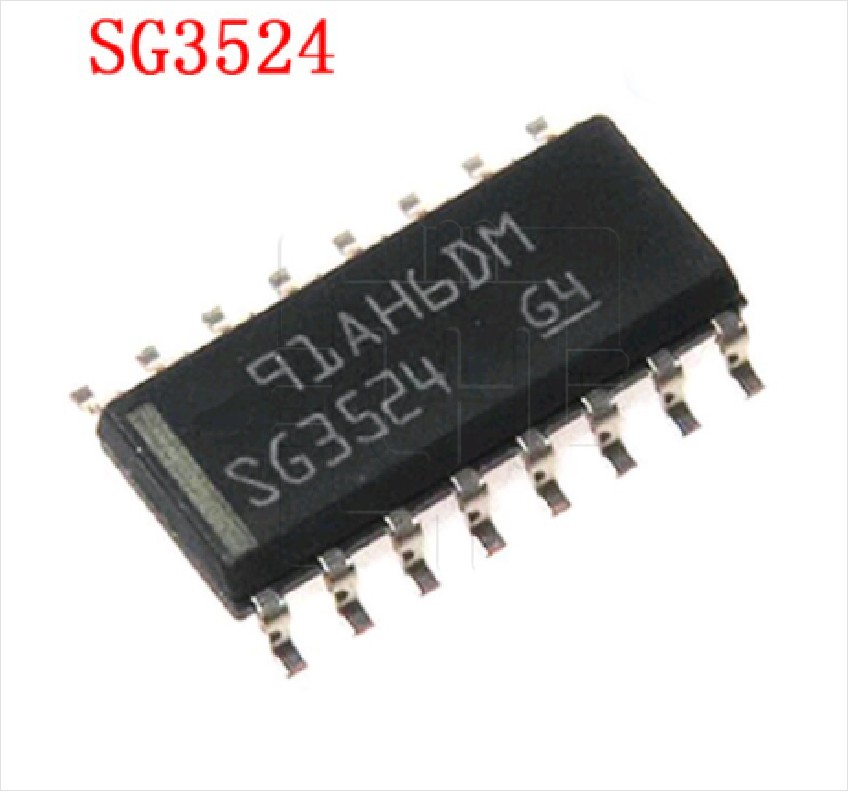 SG3524DR           PMIC; PWM controller; 0.1A; 450kHz; Channels: 1; SO16; 8÷40V