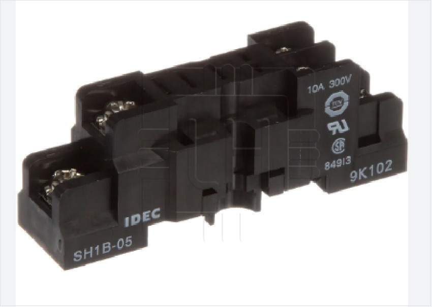 SH1B-05          Base para Relay SKT 1 POS Screw ST, Riel, DIN