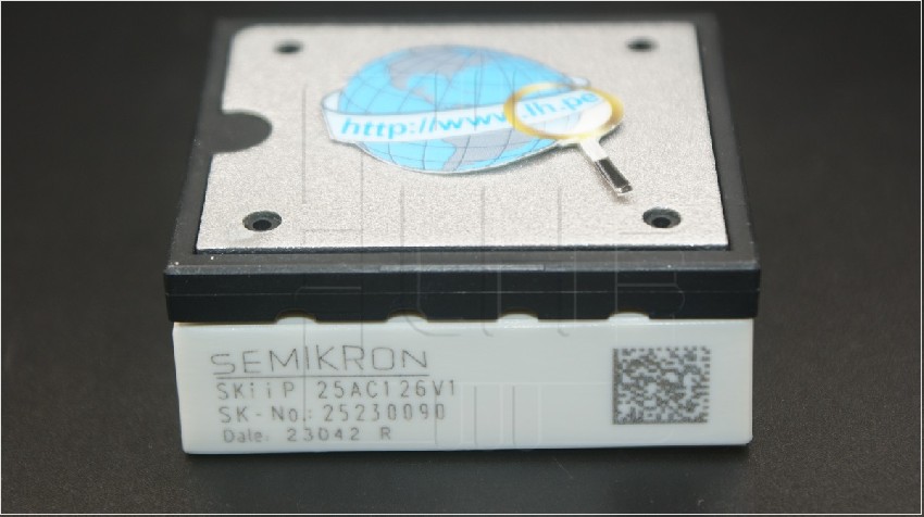 SKIIP25AC126V1                   Módulo IGBT, transistor/transistor, 1200V, 55AMP, Semikron