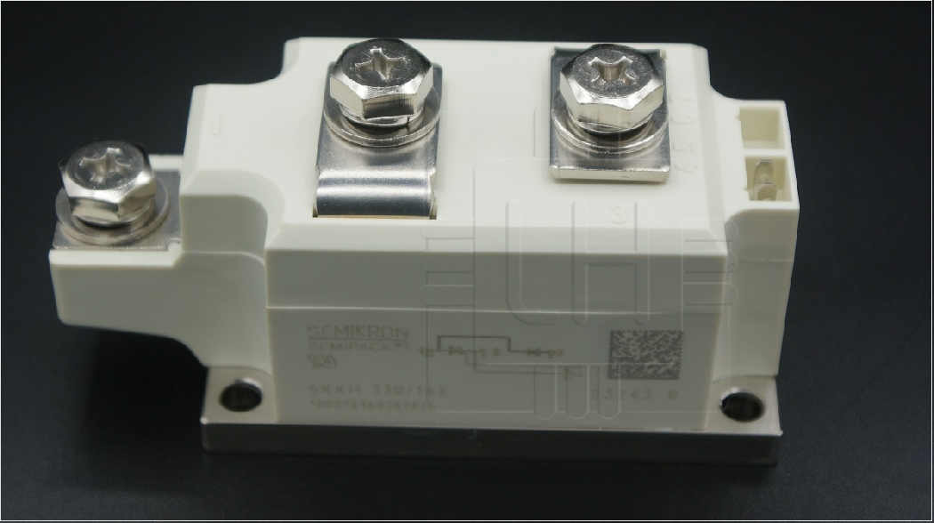 SKKH330/16E       Diodo Thyristor, modulo de potencia, 1600V, 309A, SEMIPACK3