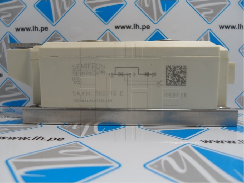 SKKH500/16E SKKH 500/16E     Thyristor, 1.6 kV, 200 mA, 500 A, 920 A, Module, 5 Pins