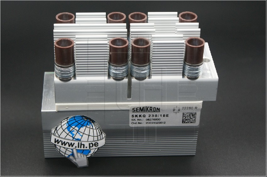 SKKQ230/18E         Modulo Thyristor 230A, 1800V SEMiSTART Antiparallel thyristors for softstart.