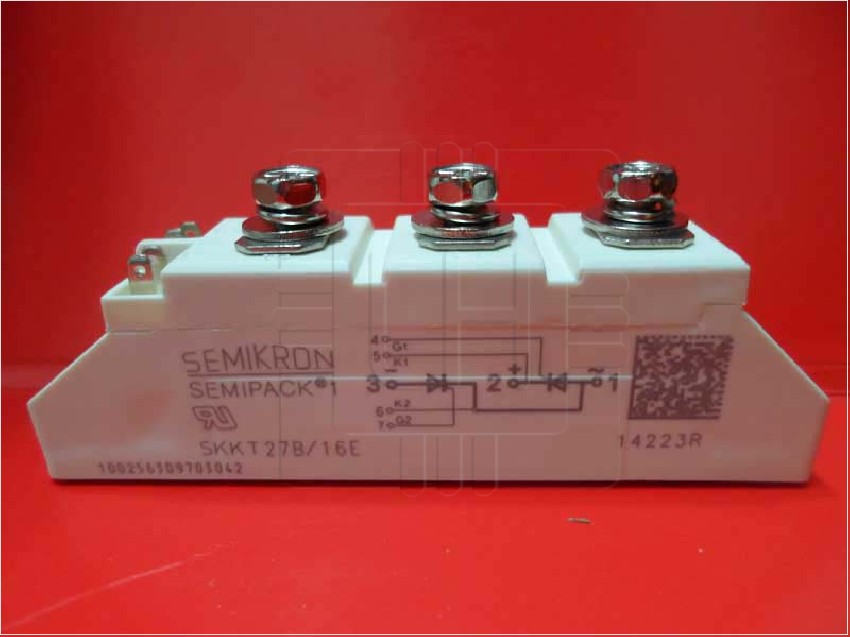 SKKT27B16E            Modulo SEMIPACK1 Thyristor 27A, 1600V