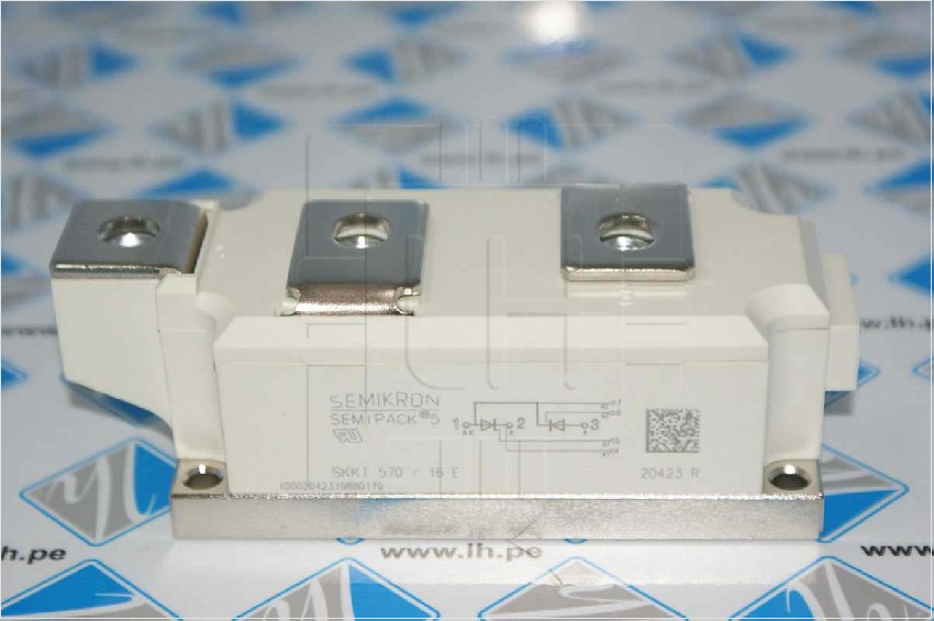 SKKT570/16E  Modulo Thyristor & Thyristor de Potencia 570Amp 1600V