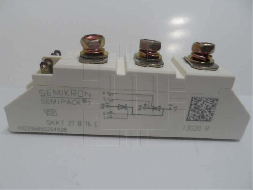 SKKT57B16E                     Módulo Thyristor 1600V, 60A, SEMIPACK1, doble serial