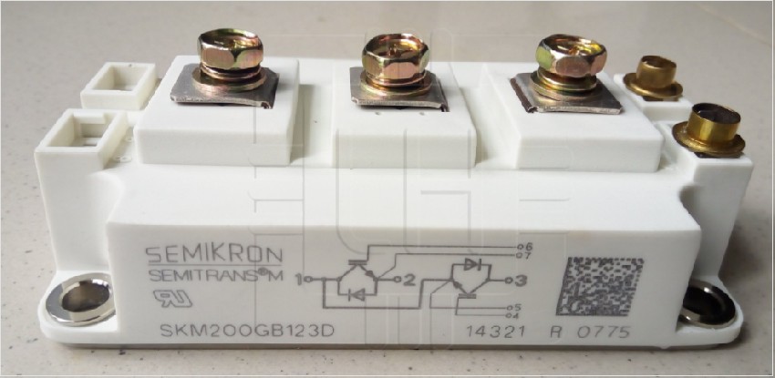 SKM200GB123D             Módulo IGBT 200A, 1200V, transistor