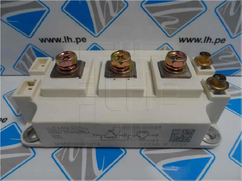 SKM200GB12T4              Modulo IGBT 241A, SEMITRANS3, 1200V