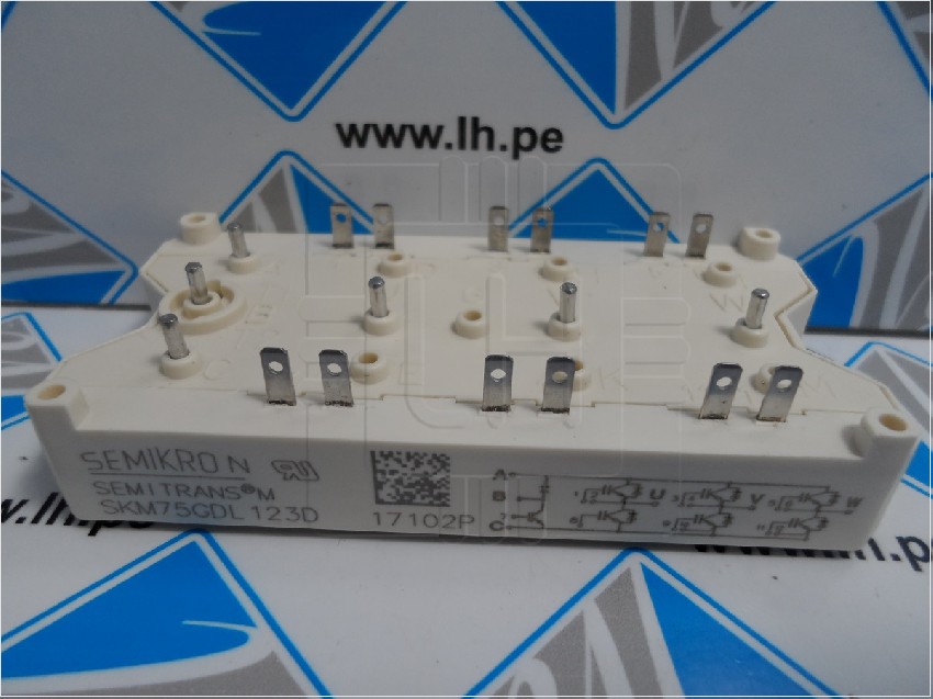 SKM75GDL123D      Transistor: IGBT; 1,2kV; 75A; SEMITRANS7