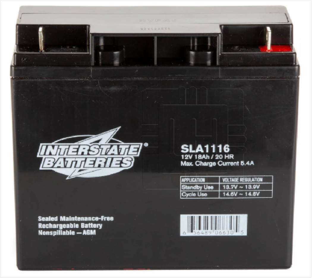 SLA1116                    Batería recargable de 12V 18Ah (terminal de tuerca y perno) SLA AGM VRLA