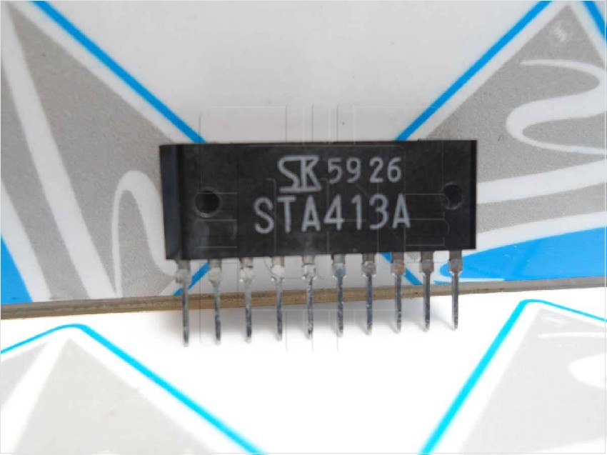 STA413A      Bipolar (BJT) Transistor Array 4 NPN (Quad) 35V 3A 4W