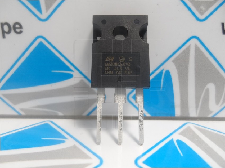 STGW20NC60VD       Transistor: IGBT; 600V; 20A; 200W; TO247