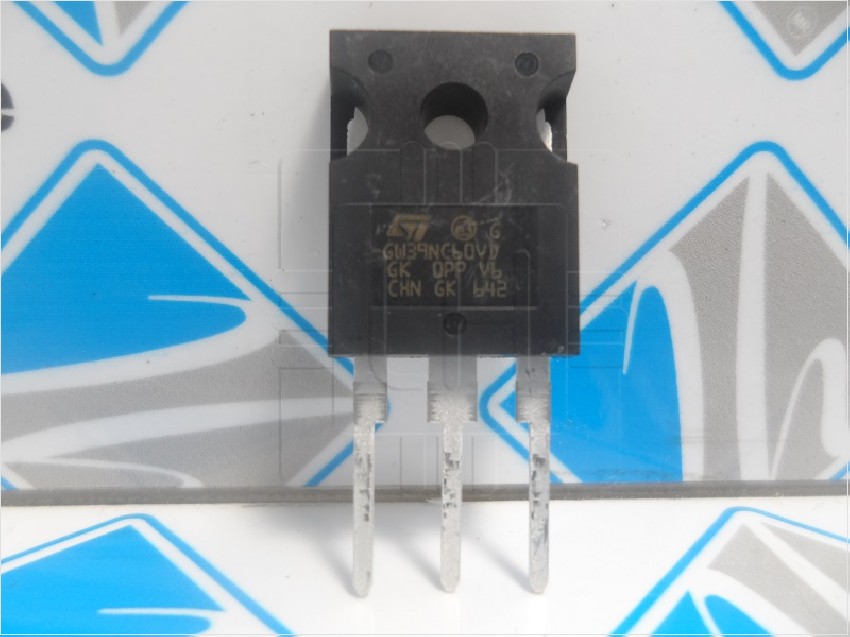 STGW39NC60VD       Transistor: IGBT; 600V; 80A; 250W; TO247