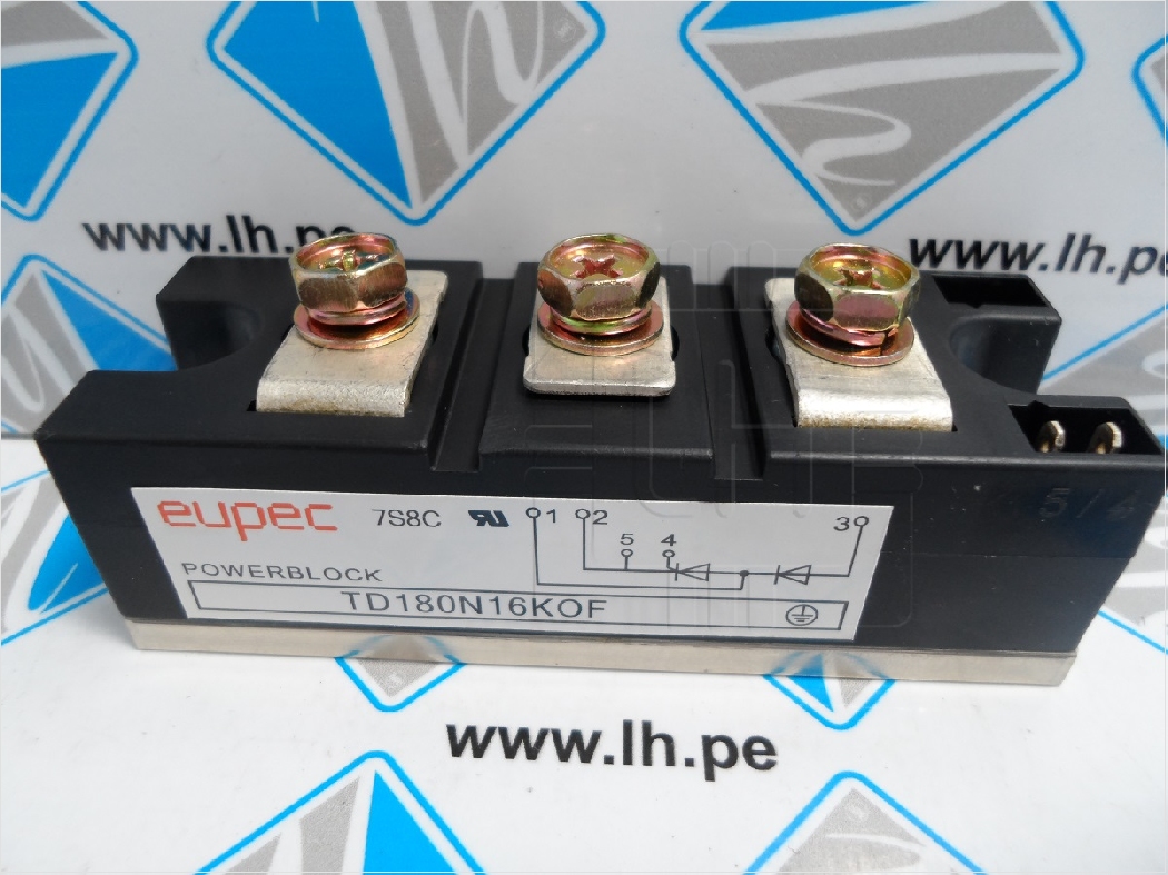 TD180N16KOF              Modulo Thyristor Diodo 180Amp. 1600V Infineon 