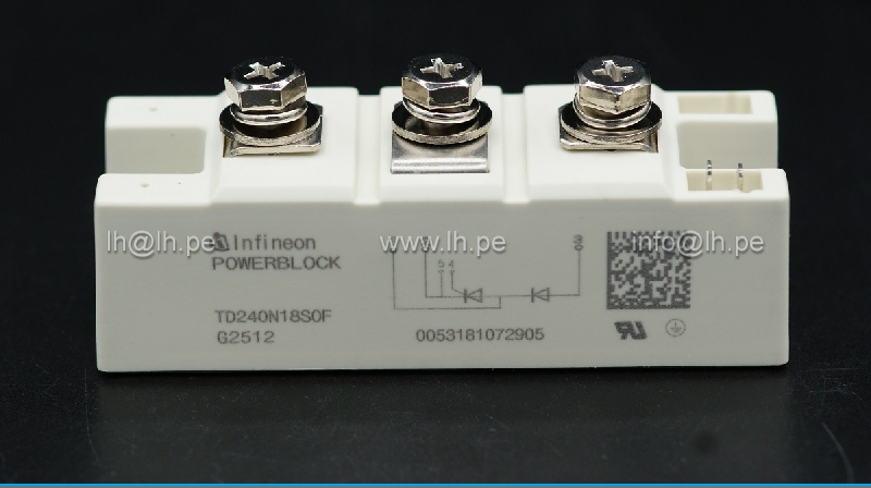 TD240N18SOF              Modulo Thyristor & Diodo 240Amp. 1800V,  Infineon