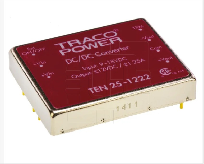 TEN 25-1222                Convertidor DC/DC, 25W, 9-18V