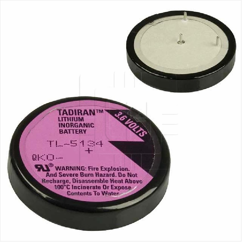 TL-5134/P        Batería Lithium 3.6V, 1000mAh, MBU, 3 pines