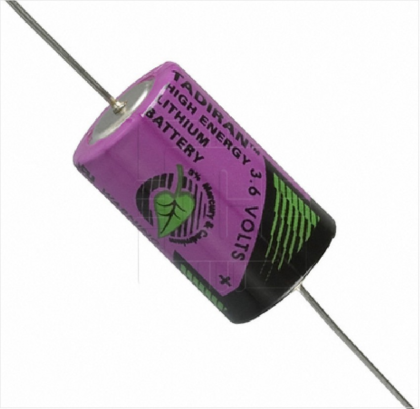 TL-5902/AXIAL    Lithium Battery 3.6V 1/2AA With Axial Leads,