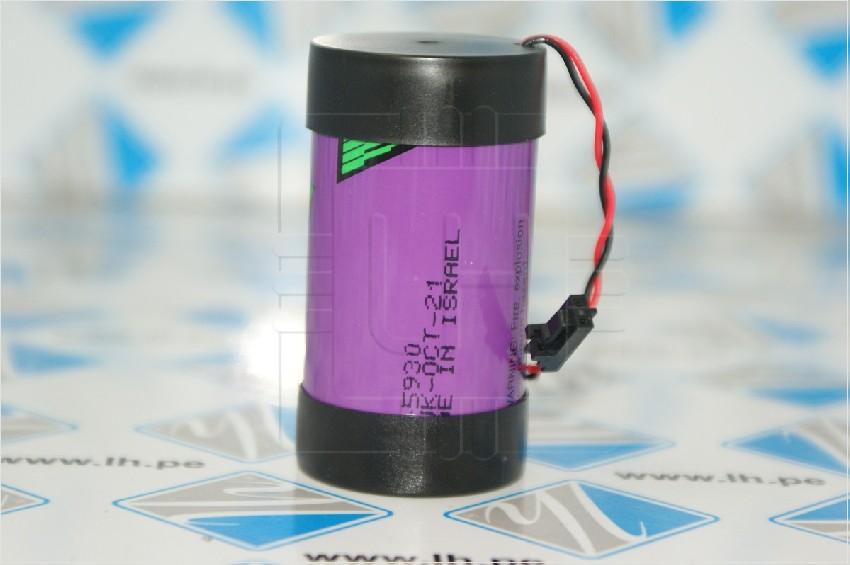 TL-5930/F                  Batería Lithium, 3.6V, 19000mAh, Size D, con conector negro, Main Power 68 R, Pack - CLASS 9 HAZMAT