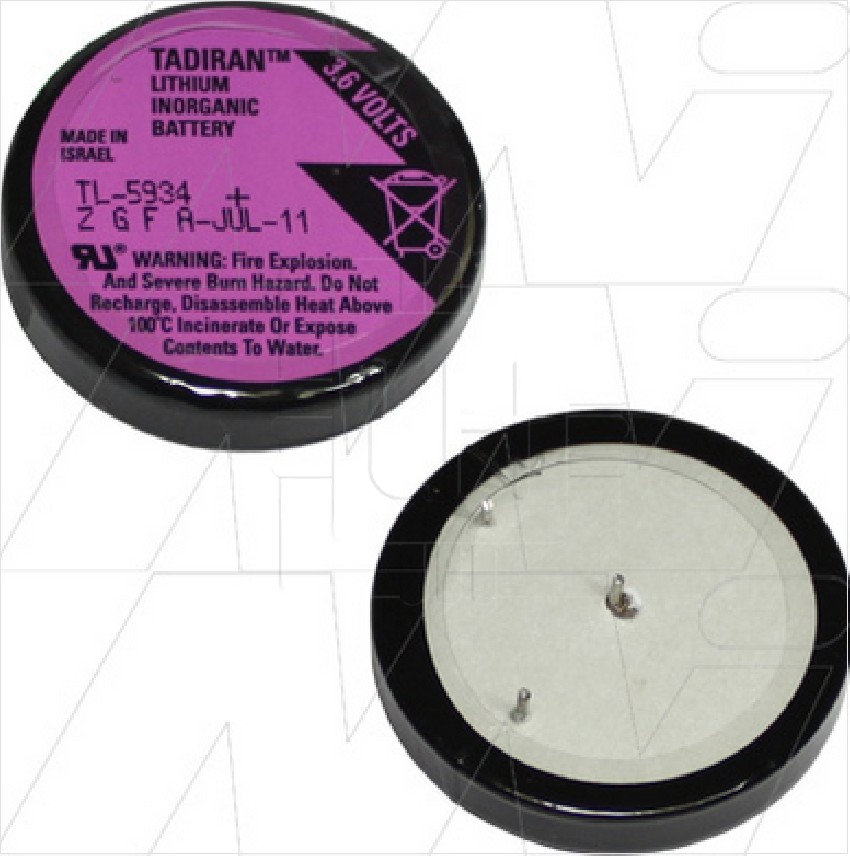 TL-5934      BATTERIES TL-5934 Series 3.6 V 1 Ah 1/10D Size Axial