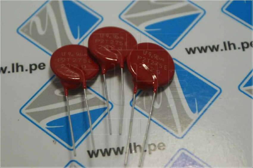 TMOV20RP275E  P2T275E               Varistor de metal-óxido 275VCA, 350VCC, 430V, THT, 20mm